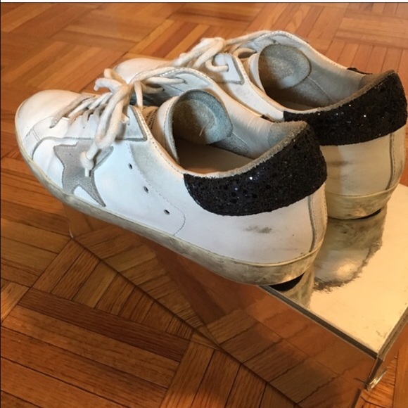 Golden Goose white Superstar w/ Glitter - Picture 2 of 5